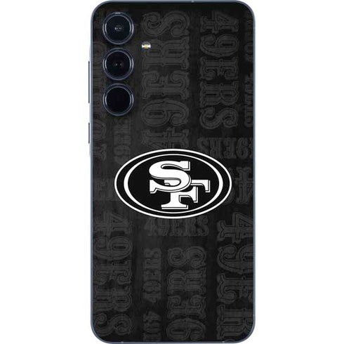 NFL San Franciso 49ers Black & White Galaxy A36 5G Skin
